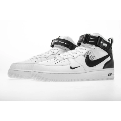  GET Air Force 1 Mid Utility White Black,804609-103 01