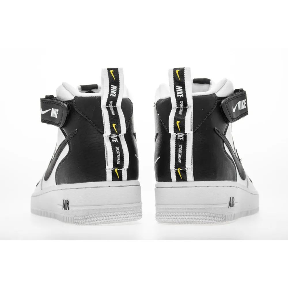 GET Air Force 1 Mid Utility White Black,804609-103