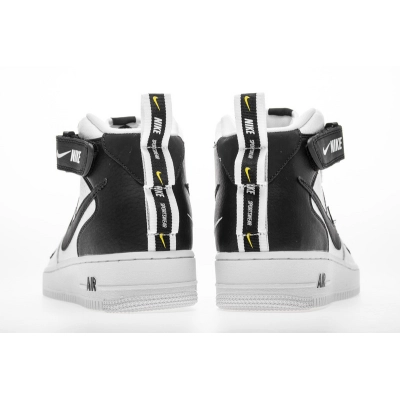  GET Air Force 1 Mid Utility White Black,804609-103 02