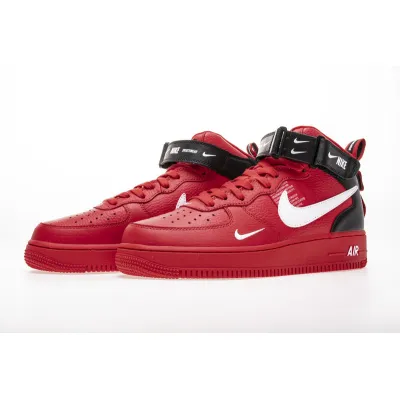 GET Air Force 1 Mid Utility University Red,804609-605 01