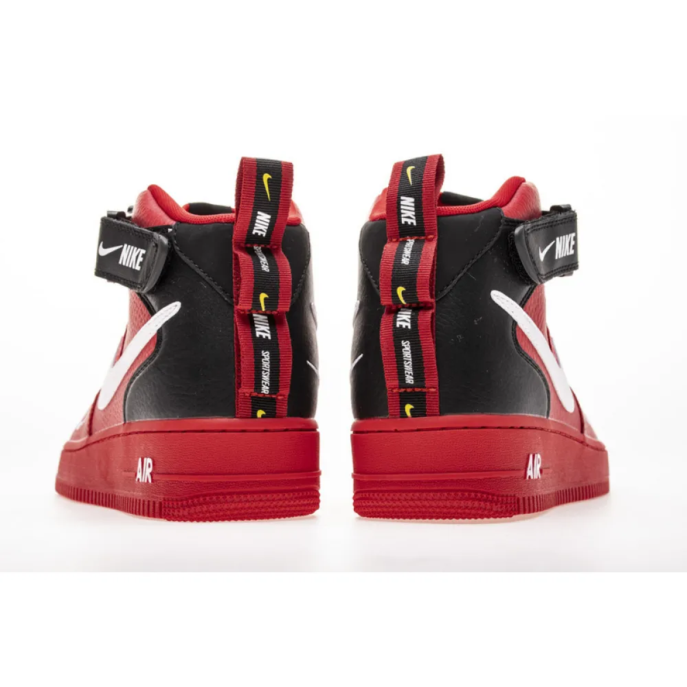 GET Air Force 1 Mid Utility University Red,804609-605