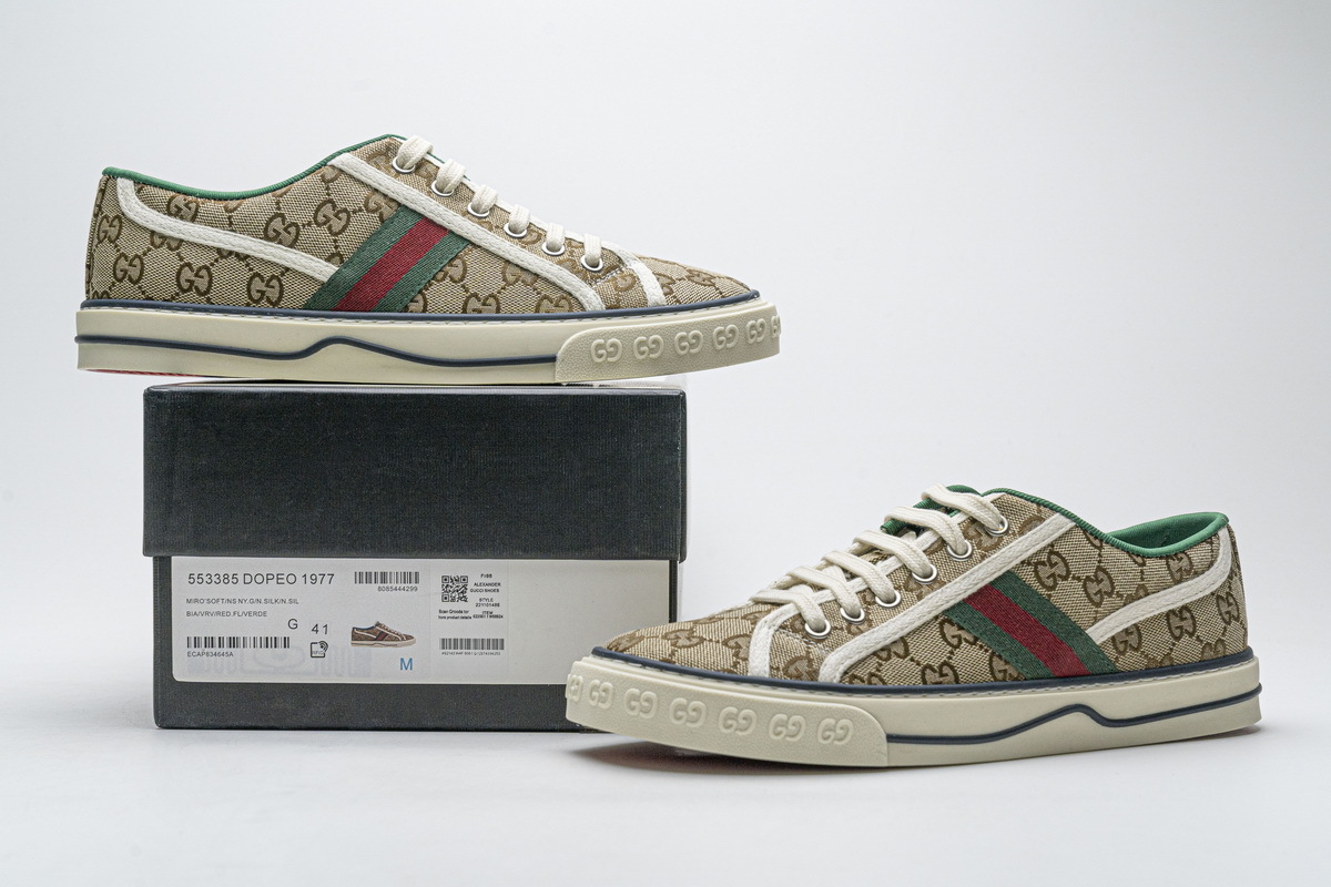  PK Gucci Tennis 1977 GG Canvas,606111 HVK20 9766