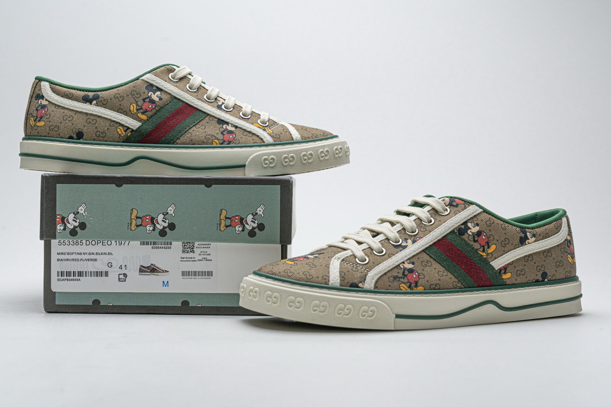  PK Gucci 1977 Tennis x Disney，606110 H0T10 8530