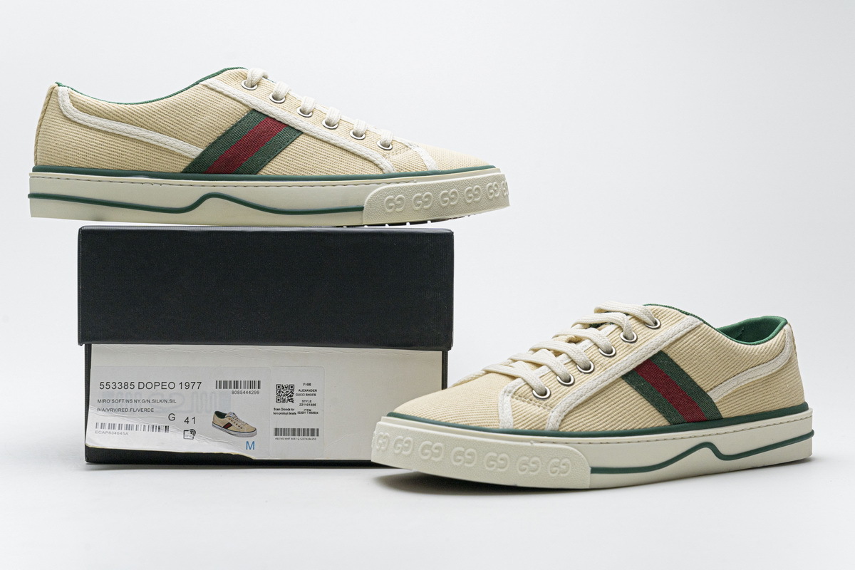  PK Gucci 1977 Tennis Butter Cotton，606110 GZO30 9361