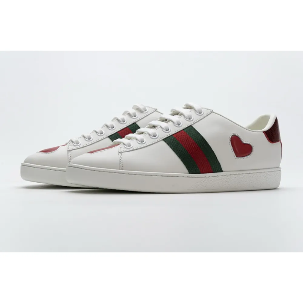  PK Gucci Ace Embroidered Hearts，603697 435638 A38M0 9074