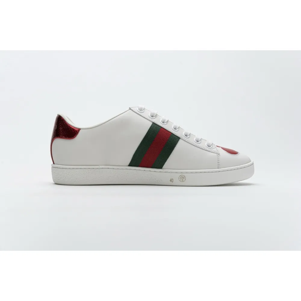  PK Gucci Ace Embroidered Hearts，603697 435638 A38M0 9074