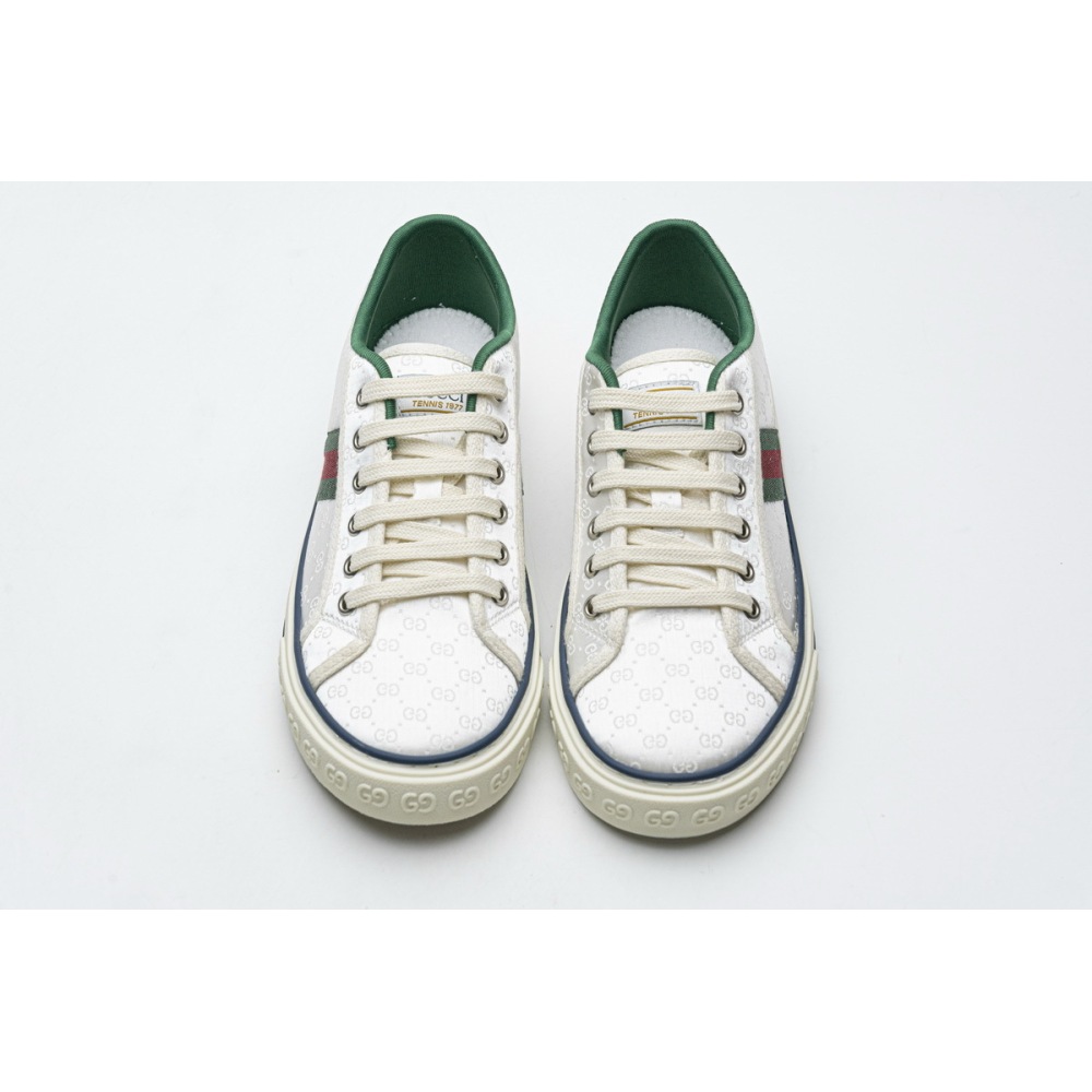  PK Gucci Tennis 1977 Mini GG White,606111 99W90 9085