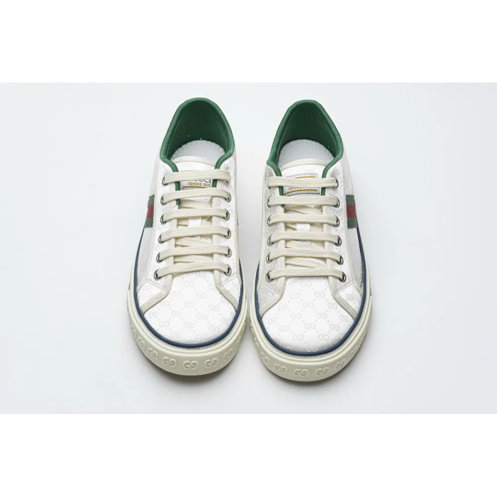  PK Gucci Tennis 1977 Mini GG White,606111 99W90 9085