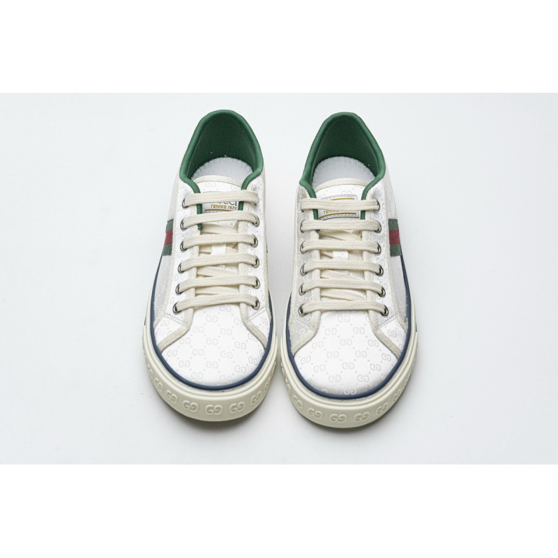 PK Gucci Tennis 1977 Mini GG White,606111 99W90 9085