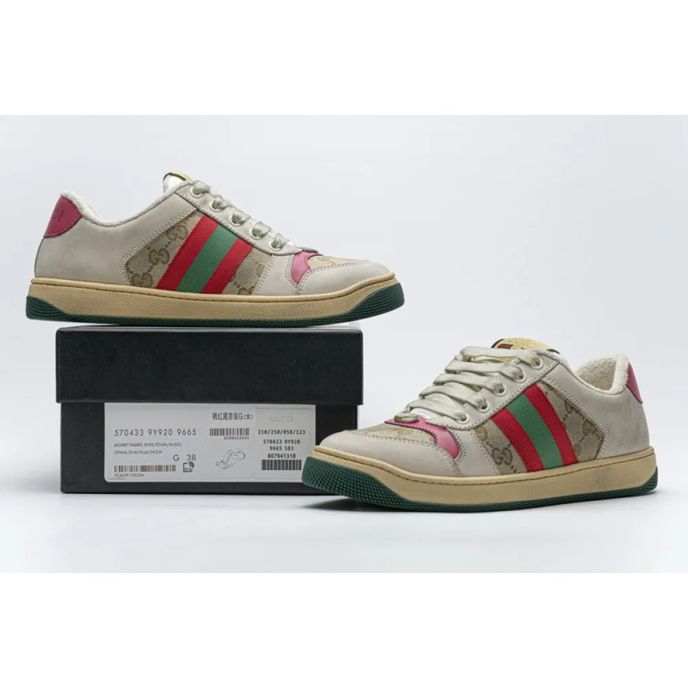  PK Gucci Screener Butter Leather