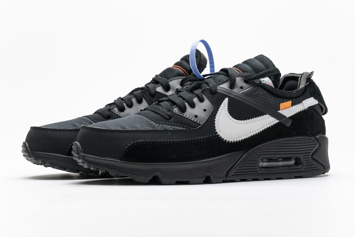  Perfectkicks Air Max 90 OFF WHITE Black,AA7293-001