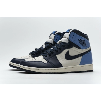  Perfectkicks Jordan 1 Retro High Obsidian UNC,555088-140 01