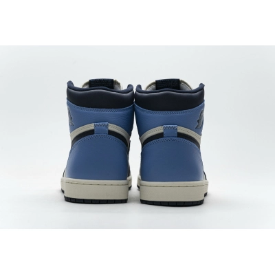  Perfectkicks Jordan 1 Retro High Obsidian UNC,555088-140 02