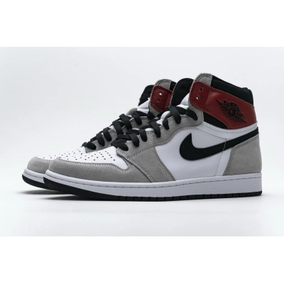  Perfectkicks Jordan 1 Retro High Light Smoke Grey,555088-126 01