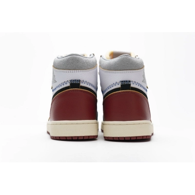  Perfectkicks Jordan 1 Retro High Union Los Angeles Black Toe,BV1300-106 02