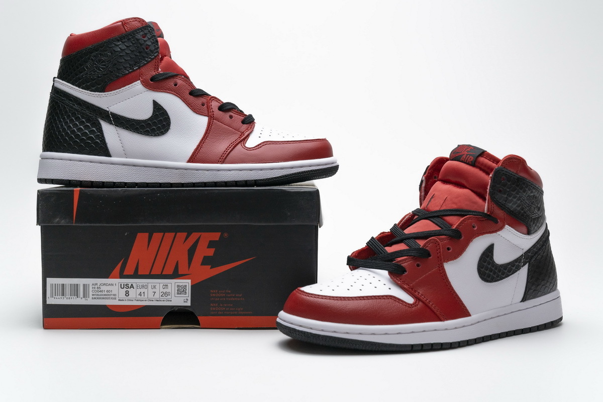  GET Jordan 1 Retro High Satin Snake Chicago ,CD0461-601