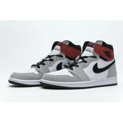 GET Jordan 1 Retro High Light Smoke Grey,555088-126 01