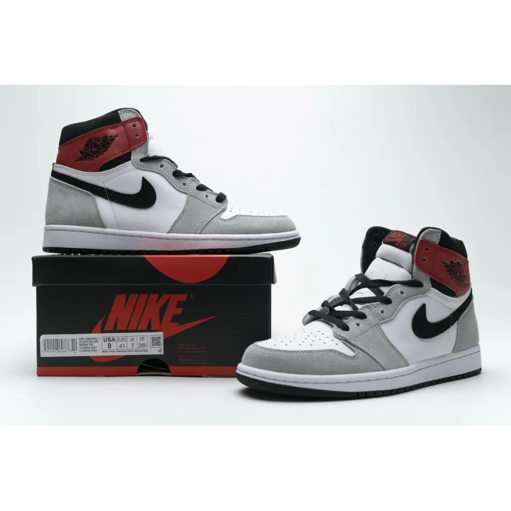 GET Jordan 1 Retro High Light Smoke Grey,555088-126