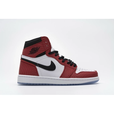  GET Jordan 1 Retro High Spider-Man Origin Story ,555088-602 02