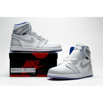  GET Jordan 1 Retro High Zoom White Racer Blue,CK6637-104 02