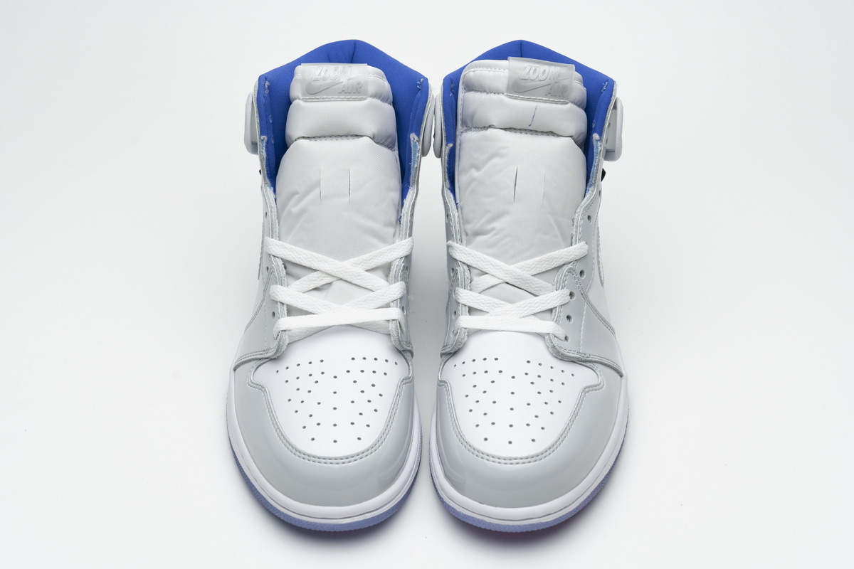  GET Jordan 1 Retro High Zoom White Racer Blue,CK6637-104