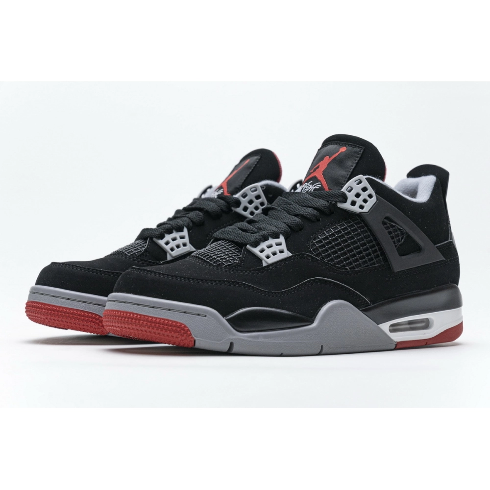 Shop Jordan 4 Retro Bred Reps Online - NiceDrip