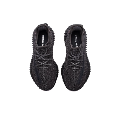  Perfectkicks Yeezy Boost 350 V2 Static Black (Reflective),FU9007 02