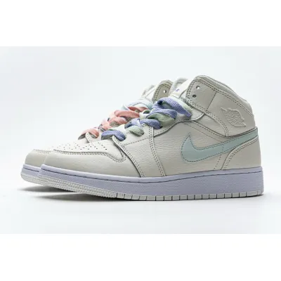 GET Jordan 1 Mid Multi-Color Swoosh Phantom ,555112-035 01