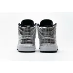 GET Jordan 1 Mid SE Disco Metallic Silver ,CU9304-001