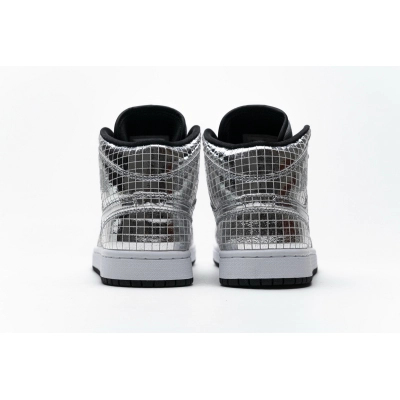  GET Jordan 1 Mid SE Disco Metallic Silver ,CU9304-001 02