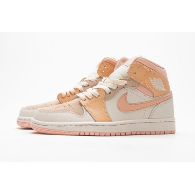  GET Jordan 1 Mid Apricot Orange,DH4270-800 01