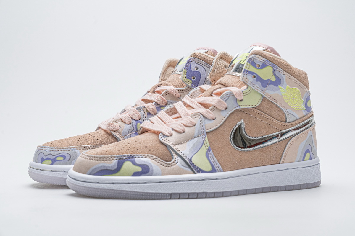  GET Jordan 1 Mid SE P(HER)SPECTIVE,CW6008-600