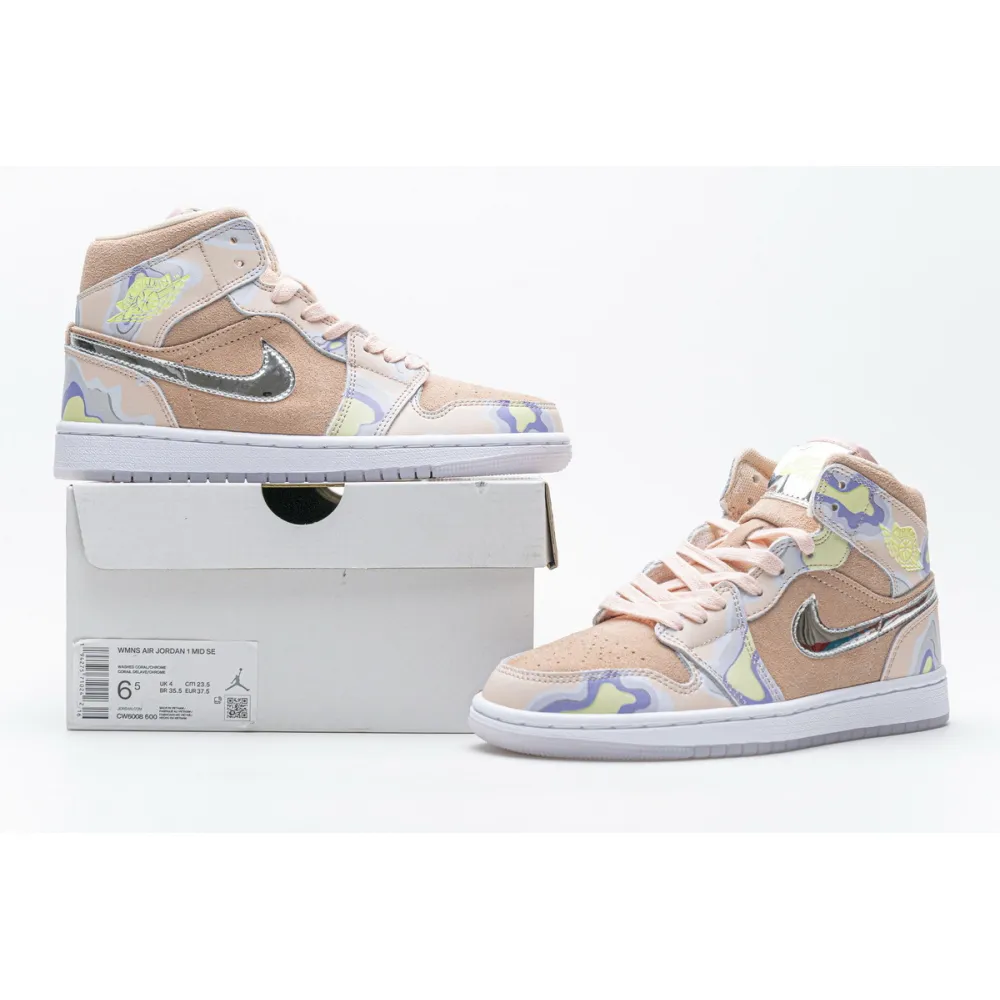 GET Jordan 1 Mid SE P(HER)SPECTIVE,CW6008-600