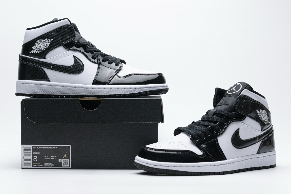 GET Jordan 1 Mid Carbon Fiber All-Star ,DD1649-001
