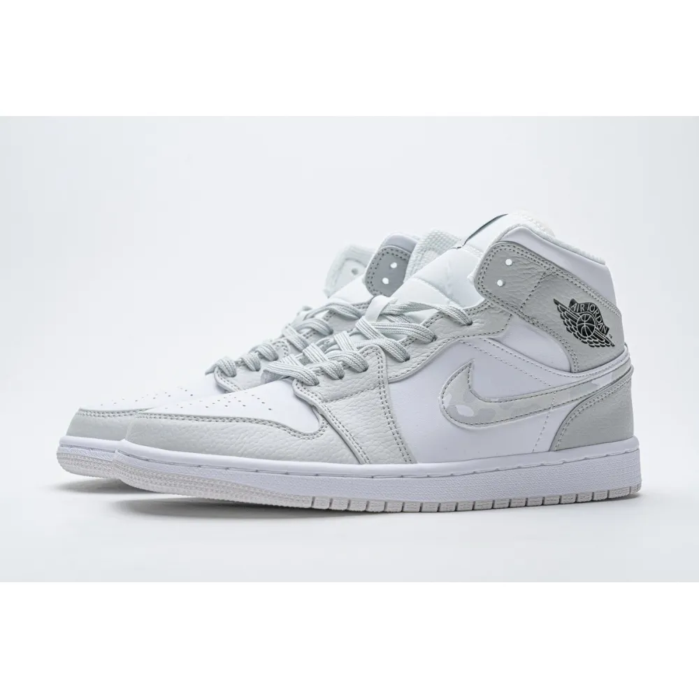 GET Jordan 1 Mid Grey Camo,DC9035-100