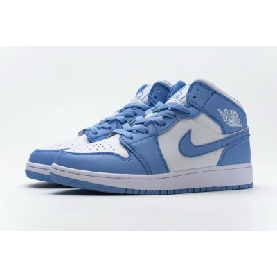  GET Jordan 1 Retro Mid UNC,554724-106 01