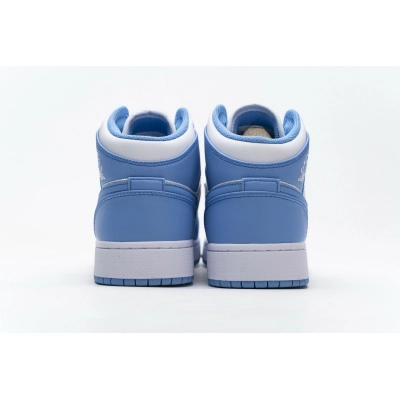  GET Jordan 1 Retro Mid UNC,554724-106 02