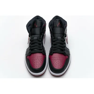 GET Jordan 1 Mid Bred Toe,554724-066 02