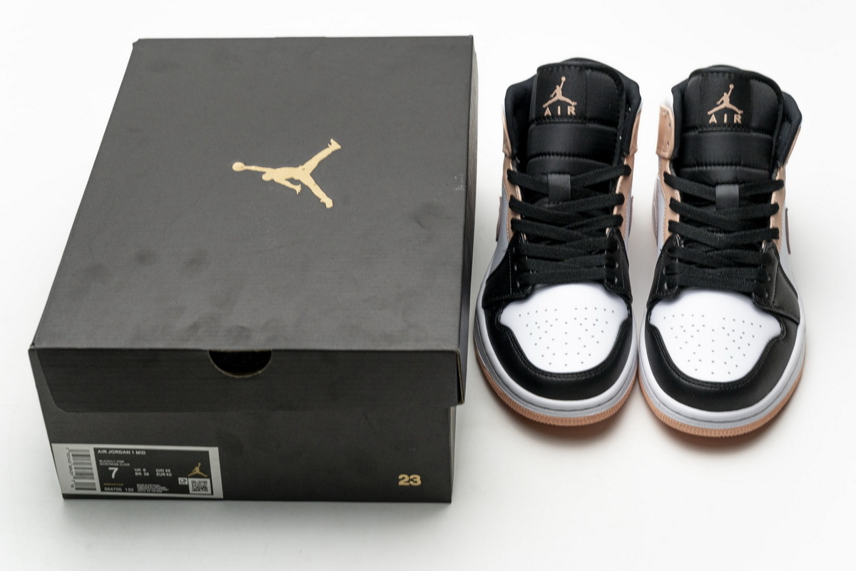  GET Jordan 1 Mid Crimson Tint,554725-133