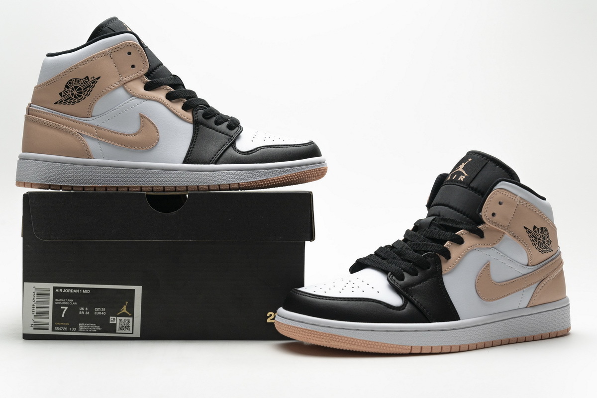  GET Jordan 1 Mid Crimson Tint,554725-133