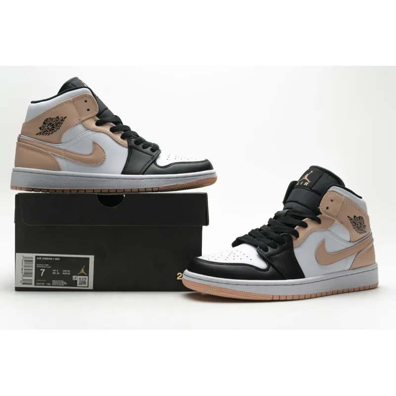 GET Jordan 1 Mid Crimson Tint,554725-133