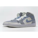 GET Jordan 1 Mid Mixed Textures Blue,DA4666-100