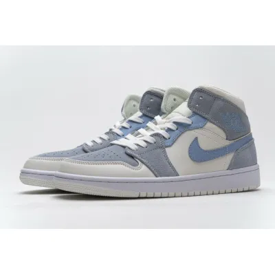 GET Jordan 1 Mid Mixed Textures Blue,DA4666-100 01