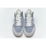 GET Jordan 1 Mid Mixed Textures Blue,DA4666-100