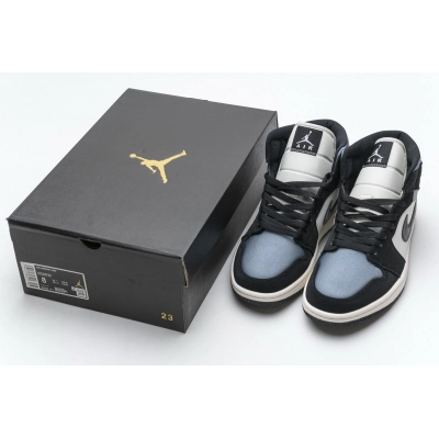  GET Jordan 1 Mid Satin Grey Toe,852542-011 02