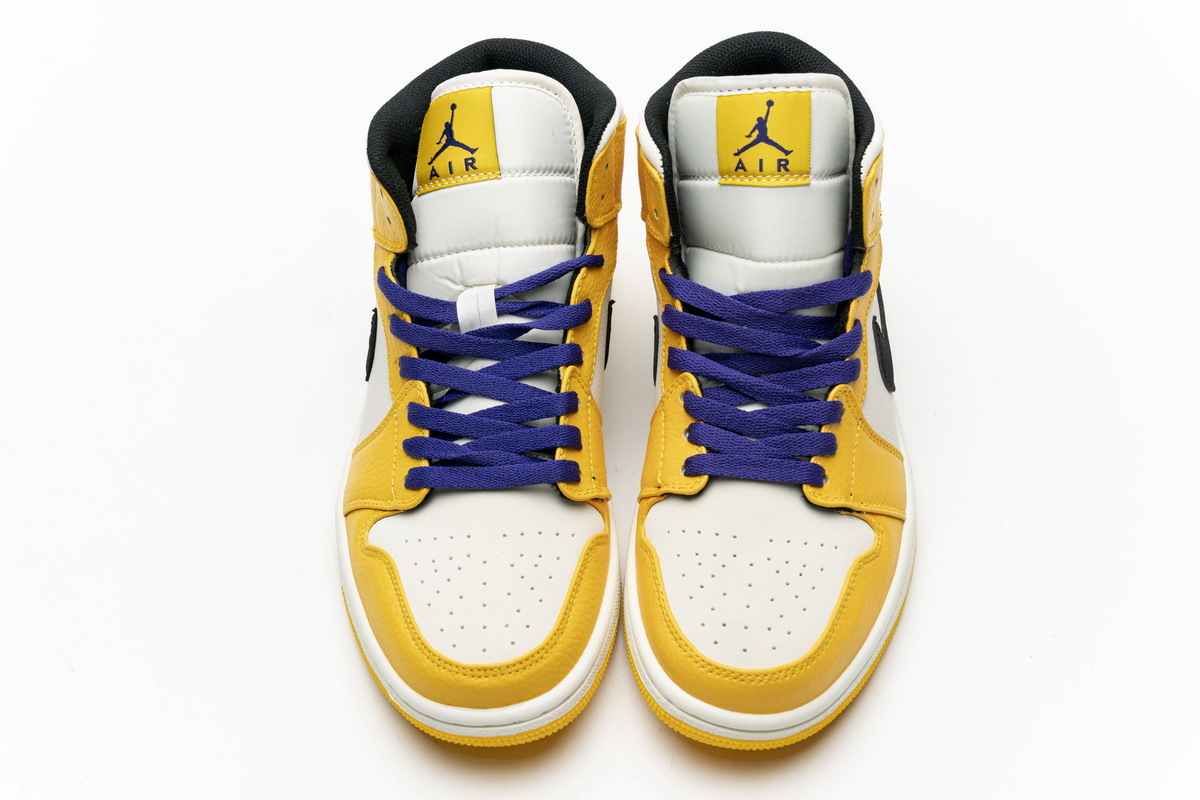  GET Jordan 1 Mid SE Lakers,852542-700