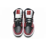 GET Jordan 1 Mid Chicago Black Toe s,554725-069