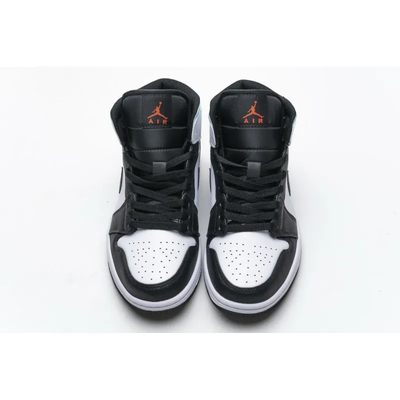 GET Jordan 1 Mid SE White Black Red Spruce,BQ6931-100