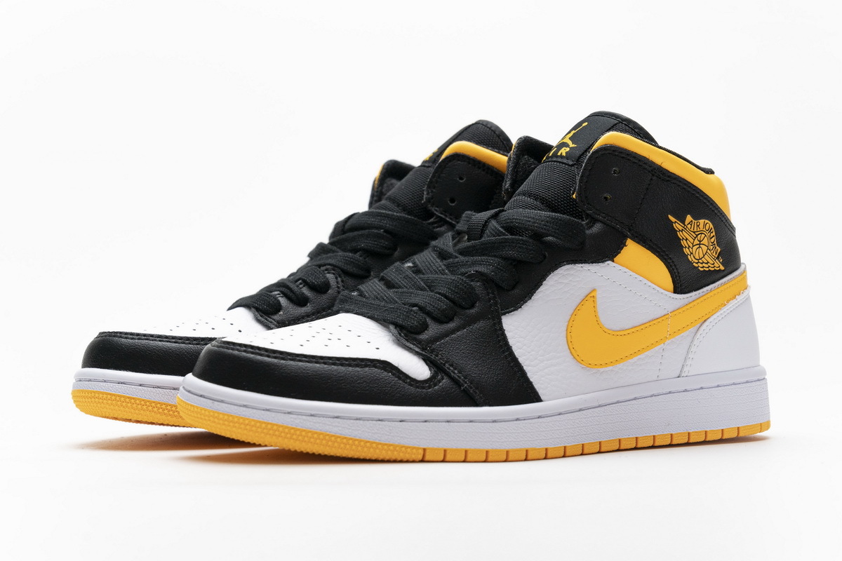  GET Jordan 1 Mid Laser Orange Black ,CV5276-107