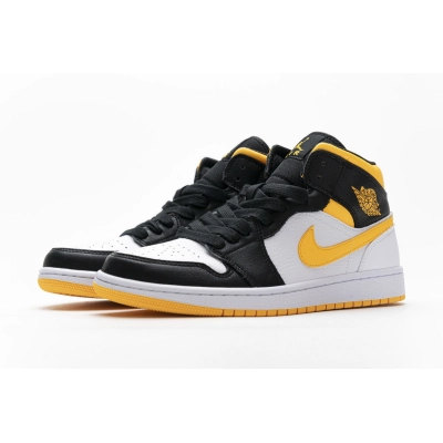  GET Jordan 1 Mid Laser Orange Black ,CV5276-107 01